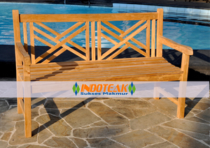 Muebles de jardín de Teca-Banco Marlborro-Banco Lutyen-Banco clásico, Banco Oxford - Product Image 3