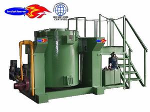 Four à creuset à résistance électrique Capacité de 100 kg pour la fusion de l'aluminium avec inclinaison hydraulique Disponible à bas prix - Product Image 6