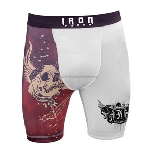 Short de compression unisexe Bad Ass pour adultes pour arts martiaux spécifiquement MMA - Product Image 1