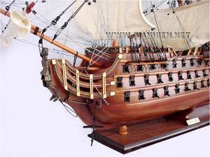 Modèle de grand navire en bois LE ROYAAL LOUIS / Grand navire en bois / Modèle de navire - Product Image 2