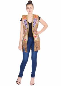 Chaleco de Mujer Bordado a Mano Tradicional Indio Banjara, Hecho Artesanalmente, con Raíces Culturales Profundas - Product Image 4