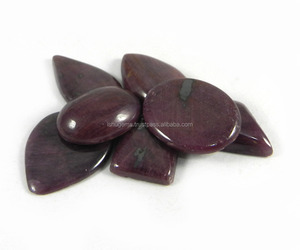 พลอยทับทิมธรรมชาติ25 Gms แบบ Cabochon IG0435,แบบธรรมชาติ7ชิ้น - Product Image 3