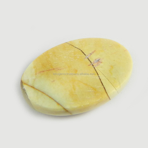 Pierres précieuses ovales de qualité supérieure, 18x25mm, prédécoupées, mokaite naturelle, bijoux IG0665, 3.40 gms - Product Image 2