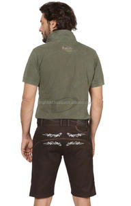 Hosen-pantalones cortos de algodón de alta calidad para hombre, ropa de lana 100% de algodón, informal, bordado, para adultos - Product Image 4