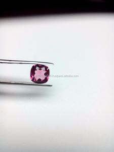 Tourmaline rose synthétique 7*7 coussin verre pierre précieuse en vrac pour la fabrication de bijoux - Product Image 2