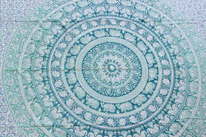 Tapices de Mandala de tamaño Queen, elefante colgante de pared, arte Hippie, manta de playa con estampado indio, venta al por mayor, estilo Aubusson - Product Image 3