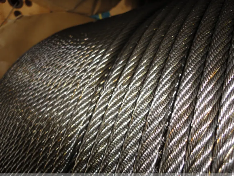 crane wire rope 8x61/6x61/6x36SW/ 6X37+IWRC