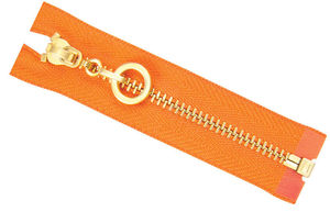 No.3 Logo personnalisé YG fermeture à glissière en métal à verrouillage automatique de haute qualité pour chaussures vêtements sacs pantalons en laiton et résine de nylon à extrémité ouverte - Product Image 4