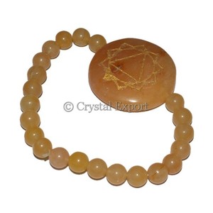 Bracelet rond de guérison de <span class=keywords><strong>chakra</strong></span> de <span class=keywords><strong>plexus</strong></span> solaire/bracelets attrayants de <span class=keywords><strong>chakra</strong></span> - Product Image 1