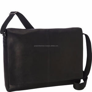 Sac bandoulière unisexe de luxe personnalisé en cuir véritable avec fermeture éclair, réutilisable et portable - Product Image 4