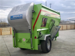 Mezclador de forraje Horizontal con celda de carga Digital y tanque de aceite, mezclador de forraje de 10m3, Tmr Wagon - Product Image 3