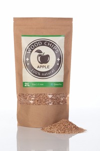 Poussière de bois pour barbecue pour fumer, aulne, pomme, cerisier, chêne, 2 litres, fermeture éclair - Product Image 3