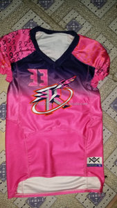 Uniformes de football américain à manches courtes respirants personnalisés de qualité supérieure de grande taille - Product Image 6