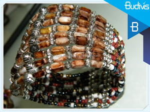 Pulsera de resina hecha a mano de Bali unisex, Gargantilla con cuentas, accesorio para fiestas o aniversarios, Idea de regalo - Product Image 6