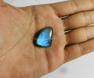 ร้อนขายธรรมชาติสีฟ้าไฟลาบราดอไรต์30X22มิลลิเมตรแฟนซี Cabochon 34.05 Cts พลอยหลวมสำหรับการทำเครื่องประดับ - Product Image 3