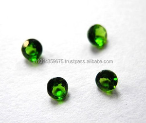 
 
 
 Diopsido Cromo Verde Natural de Grado AAA (Origen Brasil) Corte Brillante Redondo de 3mm Piedras Preciosas Sueltas al por Mayor - Product Image 1