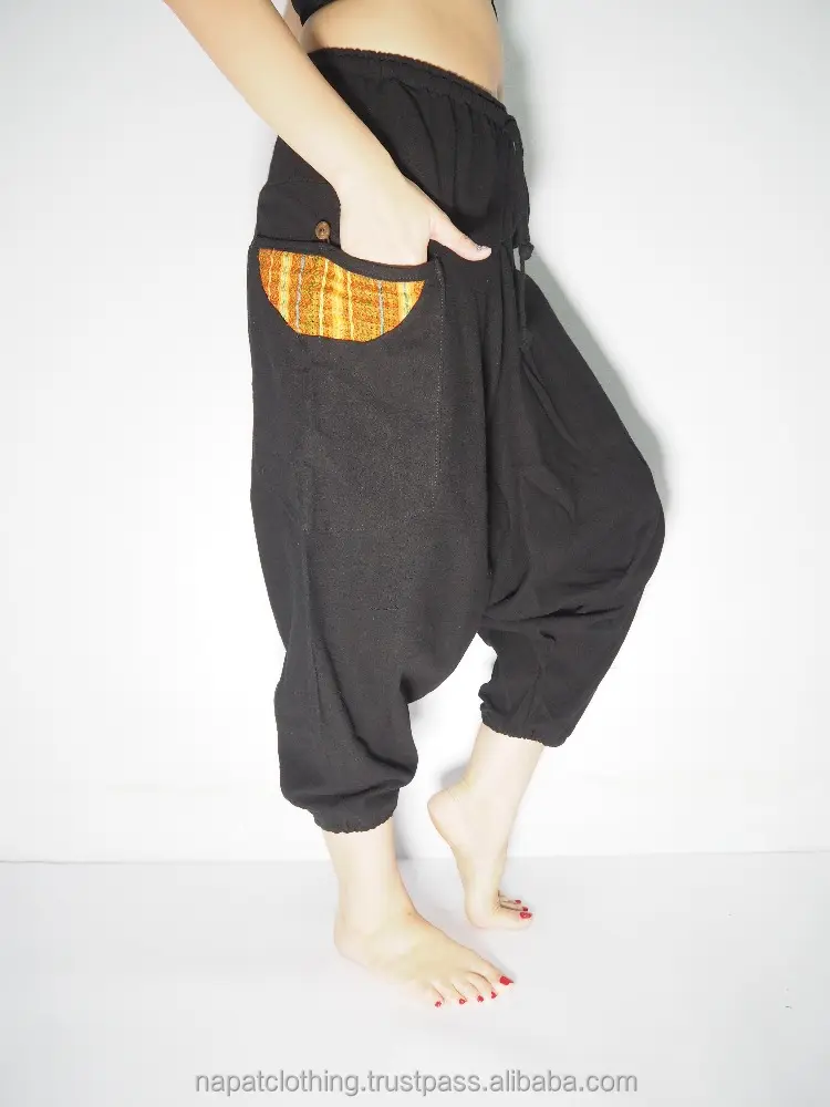 Mens Harem Pants Yoga Festival Baggy Hippie Samurai Alibaba Hareem Trousers UK