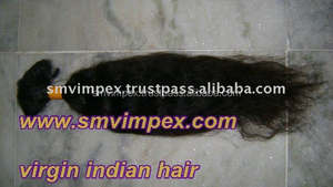 Cabello humano a granel de templo indio virgen, cabello humano indio virgen a granel, sin vapor y proceso químico - Product Image 3