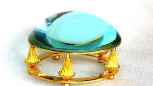 แว่นขยายทองเหลืองโบราณ CHMG 40006แว่นขยายตั้งโต๊ะแว่นขยายราคาถูก - Product Image 5