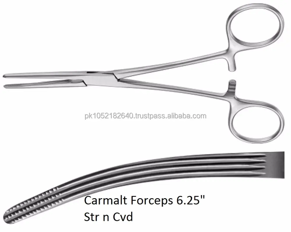 High Quality Surgical and Dental Instruments Medical Operation Use Made of Stainless steel Rochester Pean Carmalt Forceps.