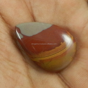 2.87 gms <b>Lovely</b> attractionl!! Natural Noreena Jasper 18x26mm Pear Cabochon, gemstone for jewleary IG0667 - Product Image 3