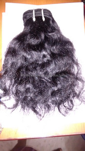 Cheveux indiens ondulés de 10 pouces en gros, cheveux indiens vierges naturels non traités, tissage de cheveux indiens vierges bruts non traités - Product Image 2
