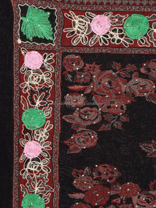 Chales y Estolas Bordados con Jacquard Kashmirí para Mujer, 100% Algodón, Mantones Largos de Invierno, Hechos a Mano - Product Image 2