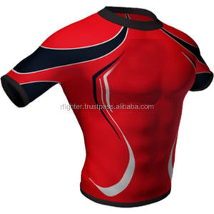 Vêtements de sport pour hommes de haute qualité à manches longues, imprimés par sublimation, personnalisés, rashguard MMA, surf, t-shirt compressé - Product Image 1