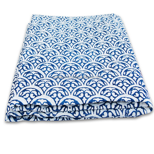 Sanganeri Bloc Imprimé À La Main Voile Tissu Blanc Coton Léger pour Chemise et Sac Artisanat pour Garçons et Filles - Product Image 5