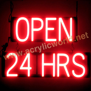 Panneau ouvert à led en acrylique - Product Image 1