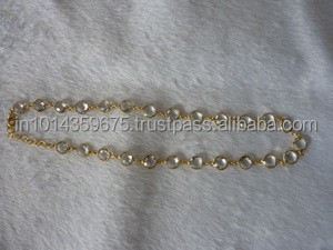 Coszcatl exporte un collier de 20 pouces avec quartz en cristal rond de 12 mm pour mariage et fiançailles Alibaba Sale - Product Image 4