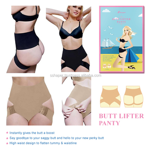 S-SHAPER กางเกงขาสั้นเอวสูงปานกลางสำหรับผู้หญิงสายรัดแบบปรับได้รูปทรงพลัสไซส์ - Product Image 2