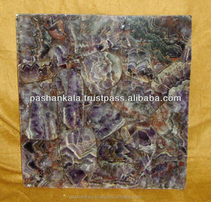 Mesa de amatista púrpura, mesa de café - Product Image 4