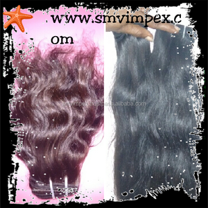 Extensiones de cabello indio virgen, venta al por mayor, precio de fábrica, cabello humano remy indio Virgen de la india - Product Image 2