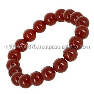 Cuentas de joyería de ónix Natural, piedra roja, fabricación y suministro, precio al por mayor - Product Image 2