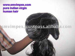 Vente en gros d'extensions de cheveux indiens vierges Remy modèle de corps cuticule aligné faisceaux bouclés de vague profonde lâche style ondulé indien naturel - Product Image 4