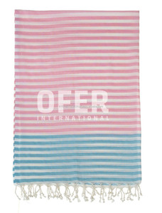 Datcha <b>Turkish</b> <b>Beach</b> <b>Towel</b>, Peshtemal Fouta, Hamam <b>Towels</b>, Wholesale Bamboo Cotton <b>Towel</b>,TTDP0001white Rainbow Collection - Product Image 5