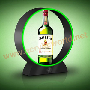 Acrylic LED Bottle Glorifier <b>Stand</b> & Perspex Wine Display Shelf-Advertising Use for & Eco-friendly Custom Logo - Product Image 5