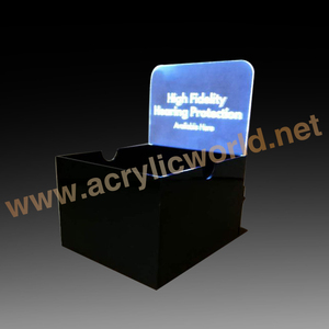 Signes de numéro de maison illuminés en acrylique, bord éclairé par led, plaque d'adresse, plaques, base de panneau led - Product Image 2