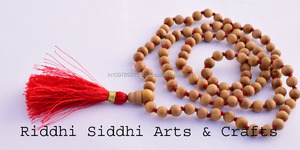 สร้อยคอ Chandan จิตวิญญาณ/ลูกปัดไม้ลูกประคำ/ประคำสวดมนต์