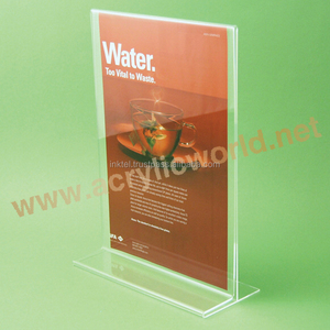 Soporte de plástico para tarjeta de menú, soporte de menú de bebidas, estante de señal de menú - Product Image 3