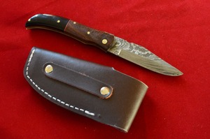 Bolsillo de acero de Damasco plegable para minoristas - Product Image 3