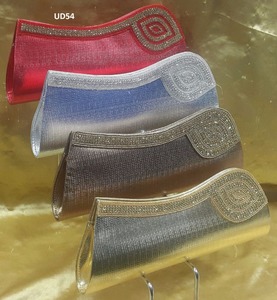 กระเป๋าช็อปปิ้งแบบพับได้สำหรับผู้หญิงกระเป๋าแฟชั่นงานปาร์ตี้แบบดั้งเดิมทำด้วยมือแบบอินเดียกระเป๋าผ้าปักลายพิเศษ - Product Image 6