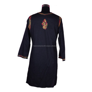 Blusa de algodón con bordado de pollo para mujer, Top largo informal de diseñador, Túnica étnica, venta al por mayor - Product Image 2