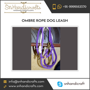 Strong and Durable Ombre Rope Dog Leash at Export Price - Product Image 1