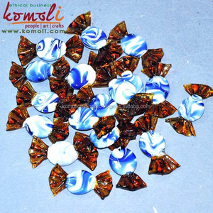 งานฝีมือแก้วมูราโน่รูปทรงลูกกวาด สำหรับงานประดิษฐ์ งาน DIY หรือตกแต่งบ้าน - Product Image 4