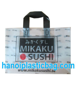 LDPE poly blue soft loop bag - Product Image 5