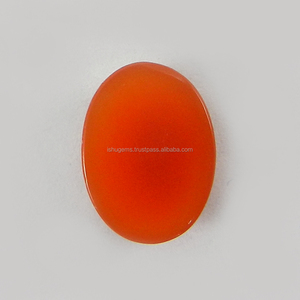 Cornalina Natural 16x12mm cabujón Oval 8,55 Cts de piedras preciosas sueltas para la fabricación de la joyería - Product Image 3