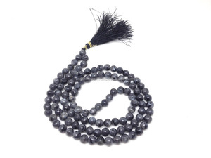 มาลาขายส่ง: ลูกปัดมาลาธรรมชาติสีดำรุ้ง 6 มม. แบบญี่ปุ่น, สร้อยคอลูกปัดมาลา, สายประคำ, ขายส่งจำนวนมาก - Product Image 2