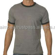 เสื้อยืดริงเกอร์สำหรับผู้ชายเสื้อยืดริงเกอร์แขนสั้นงานตามสั่ง - Product Image 2